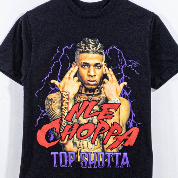 NLE Choppa 2024 US Tour T-Shirt Top Shotta Small Rap Hip Hop - Picture 6 of 6